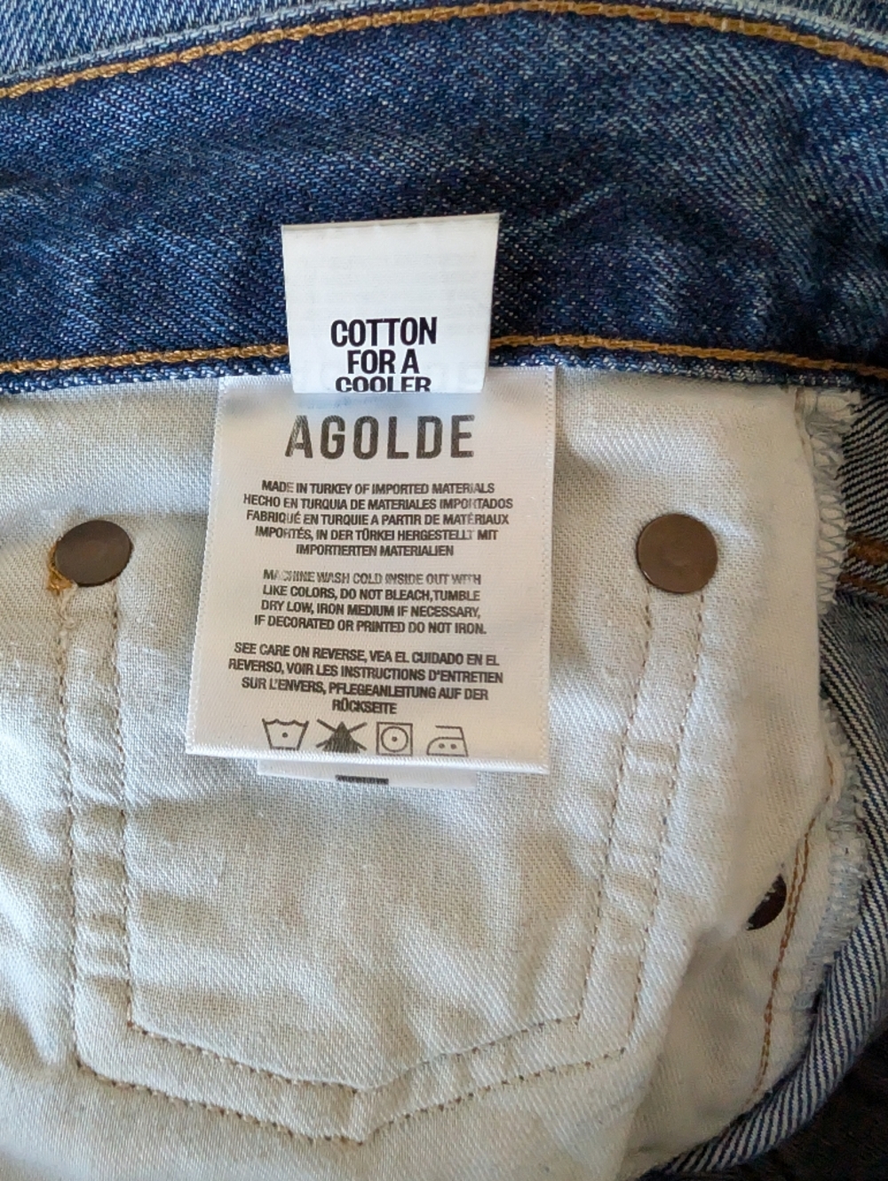 Agolde Low Slung Baggy Jeans - Picture 9 of 12